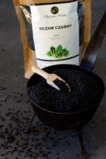 Ziarna czarnego sezamu